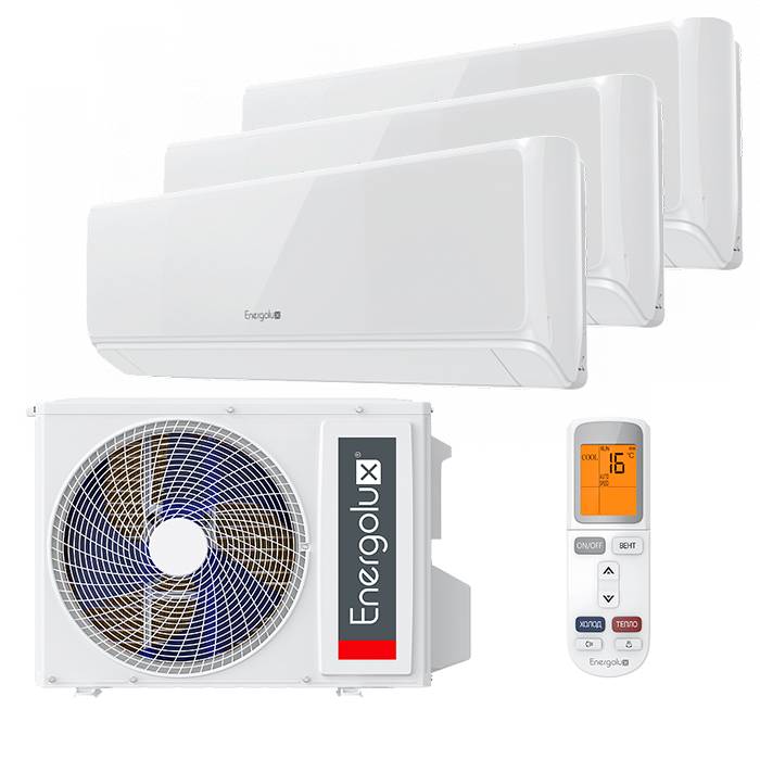 Мульти сплит-система Energolux ESAM27M2_AR2_DC3 / ESAS09M3_WF_AR2_DC х 3
