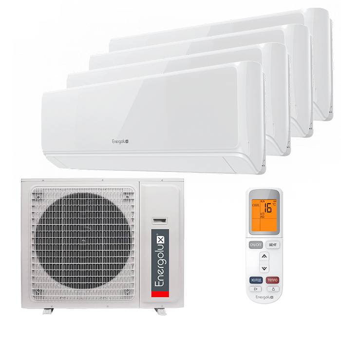 Мульти сплит-система Energolux ESAM28M2_AR2_DC4 / ESAS07M3_WF_AR2_DC х 4