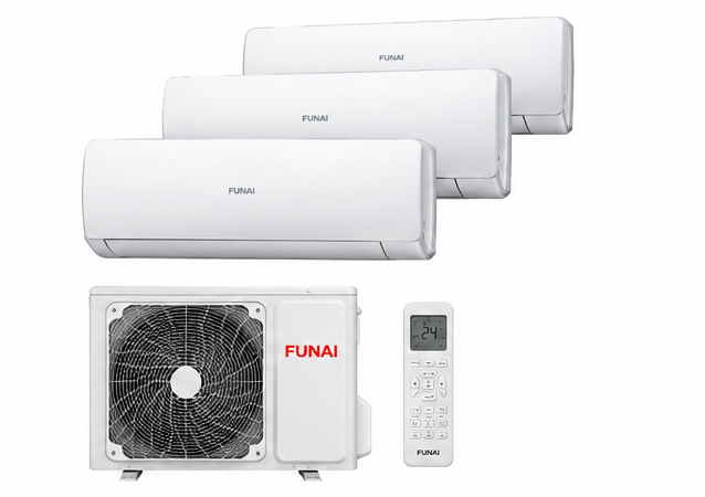 Мульти сплит-система Funai RAM-I-3SKG80HP.02/U / RAM-I-KD30HP.W02/S x 3