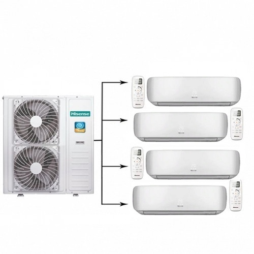 Мульти сплит-система Hisense AMW-60U6SP+AMS-12UR4SVETG67 4 ШТ