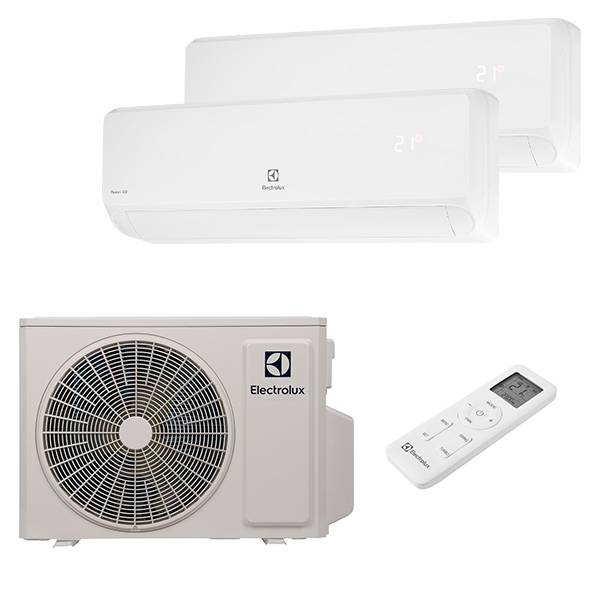 Мульти сплит-система на 2 комнаты Electrolux EACS/I-09 HMB FMI/N8_ERP/in_WF x 2 / EACO/I-18 FMI-2/N8_ERP